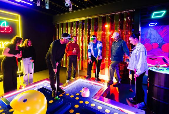Crazy golf pacman min