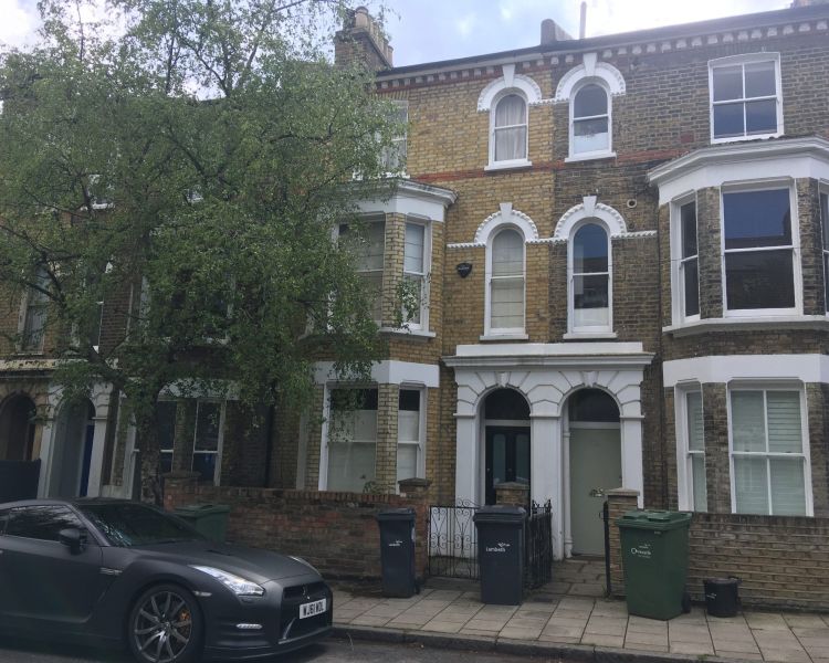 a terraced house seen on the david bowie tour in london
