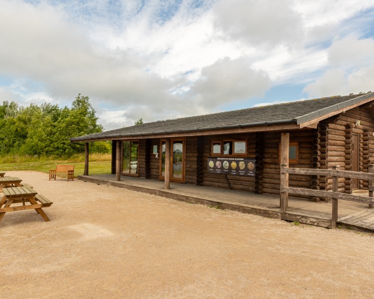 Lakeside lodge exterior