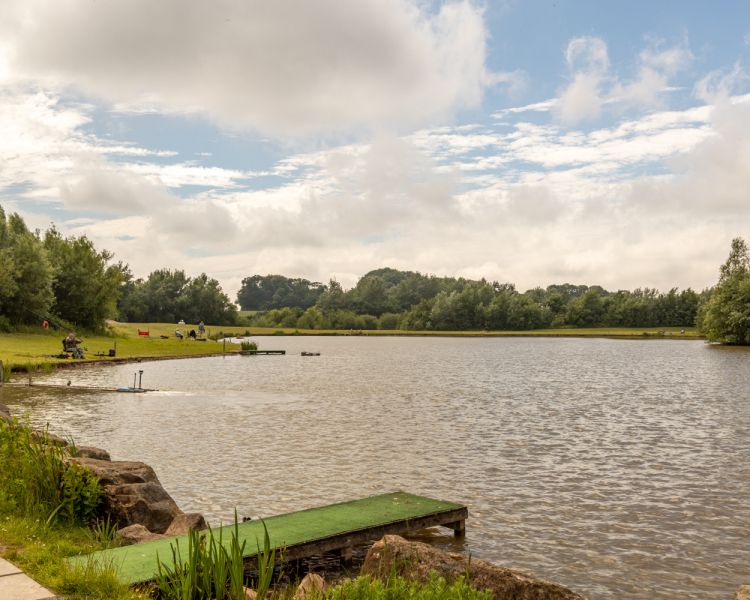 Lakeside river