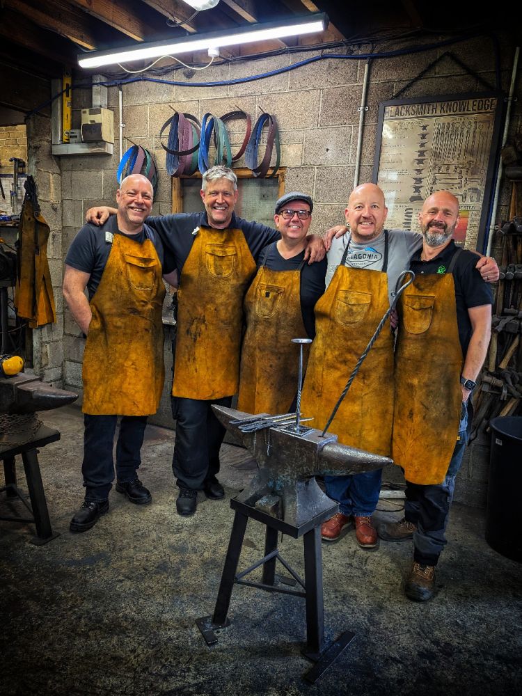 Group of men in a forge