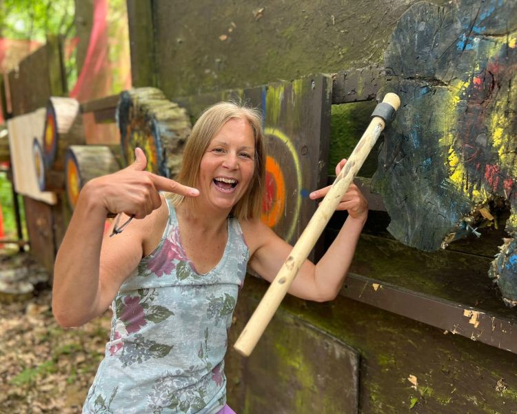 Axe throwing experience 2