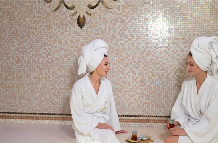 2 women on a spa day
