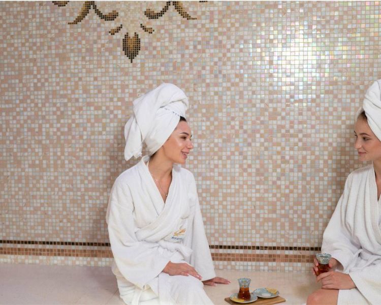 2 women on a spa day
