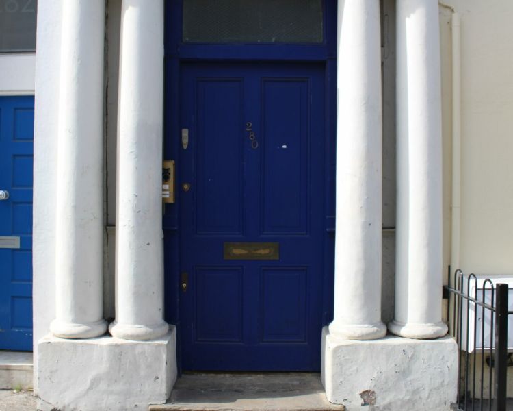 The blue door made famous in the film notting hill