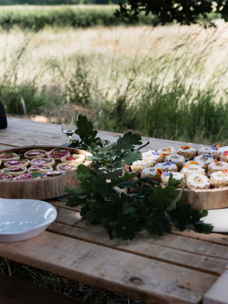 Foraged afternoon tea experience