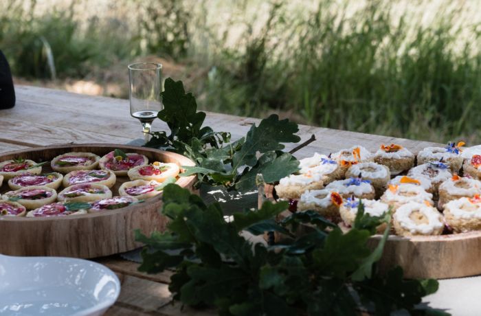 Foraged afternoon tea experience