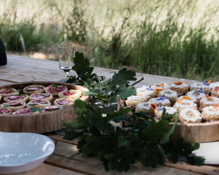 Foraged afternoon tea experience