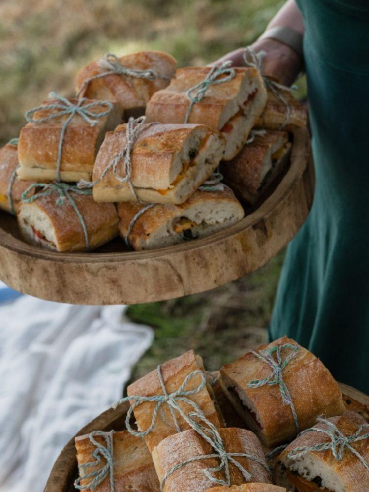 Foraged afternoon tea