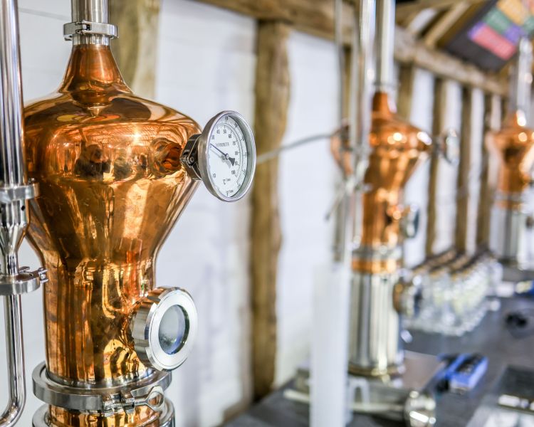 Gin distillery tour