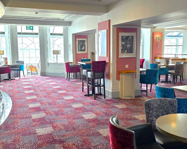 the piano bar lounge at the empress hotel on the isle of man