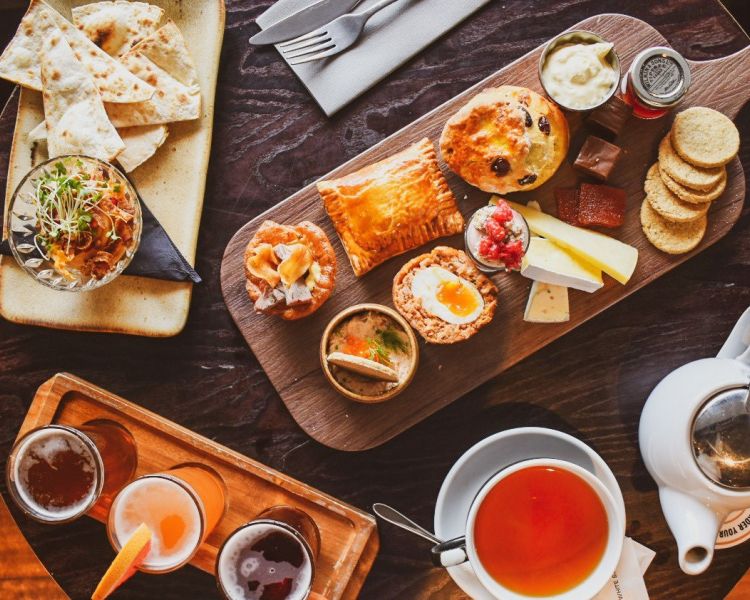 Gentlemans afternoon tea in edinburgh