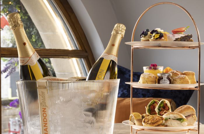 Sparkling afternoon tea in edinburgh