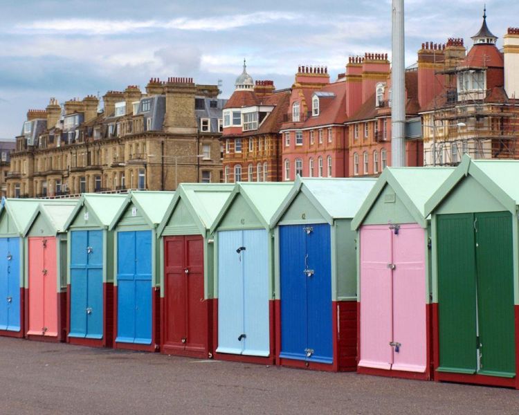 Seaside front in brighton