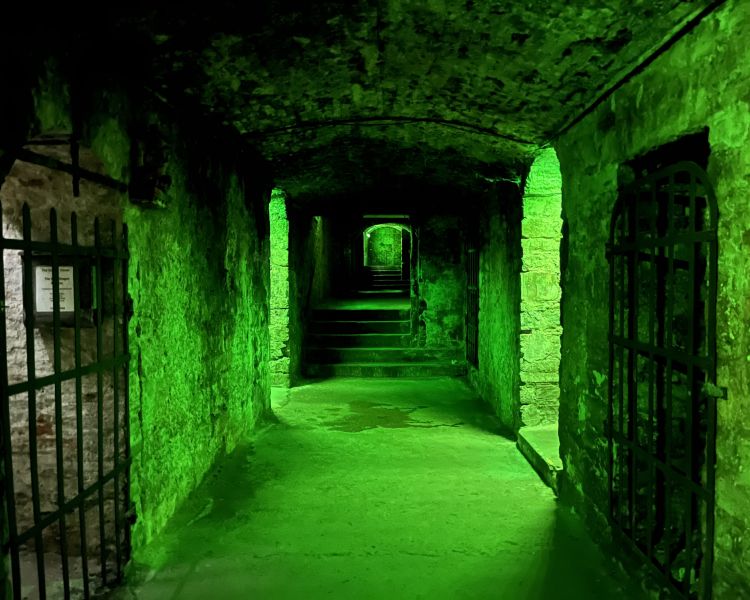 The haunted vaults seen on a terror tour in edingburgh
