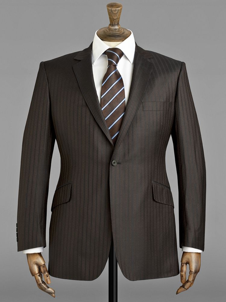 Chocolate brown stripe