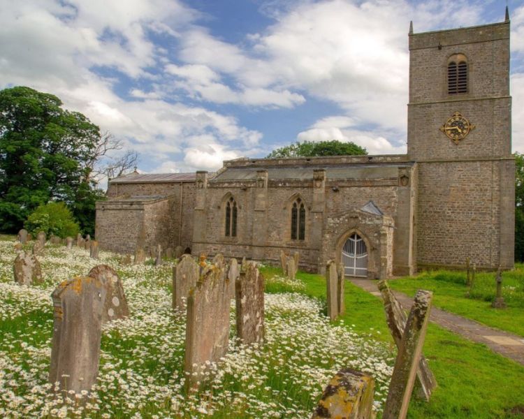 Holy trinity church seen on the all creatures great and small tour