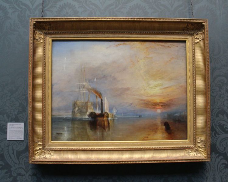 Picture hangin in the national gallery seen on a spy movie film locations walking tour in london