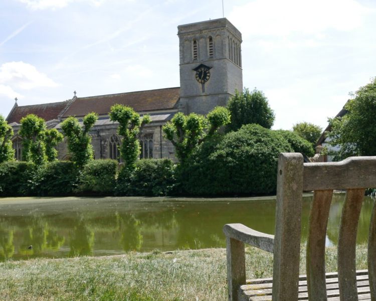 Church used for filming seen on a midsomer murders coach tour