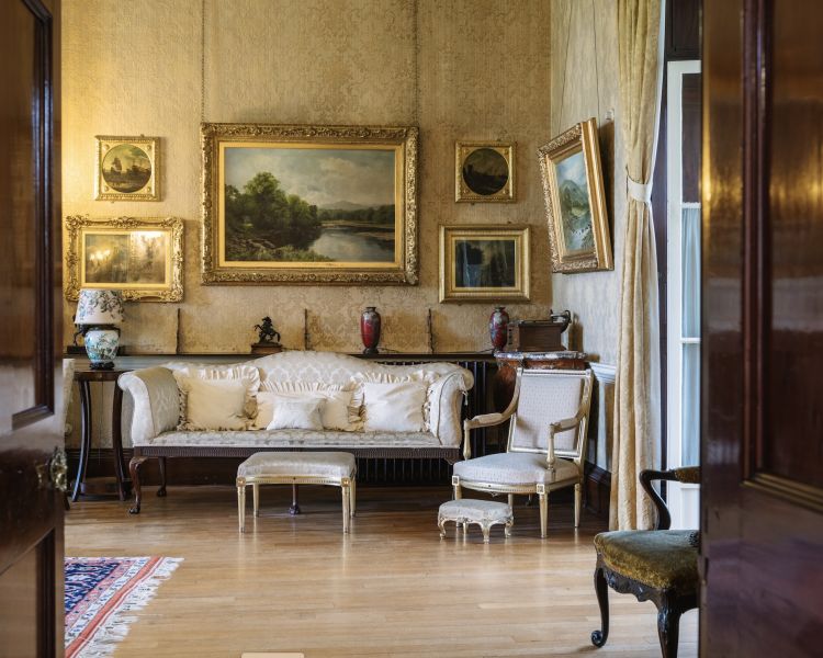 the drawing room of preston manor in brighton