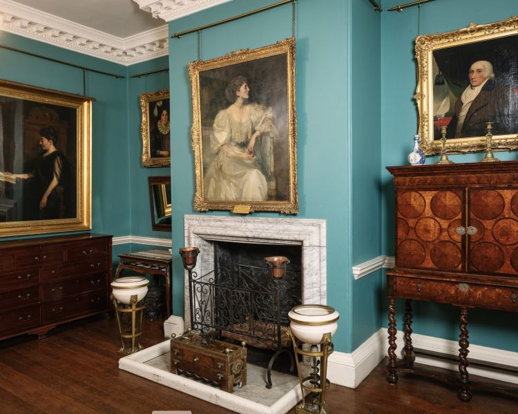 the entrance hall of preston manor in brighton