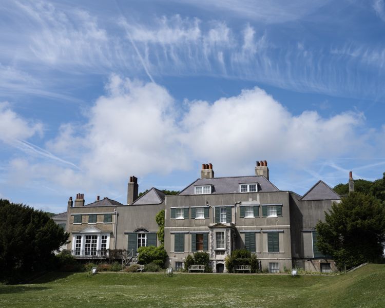 a view of preston manor in Brighton
