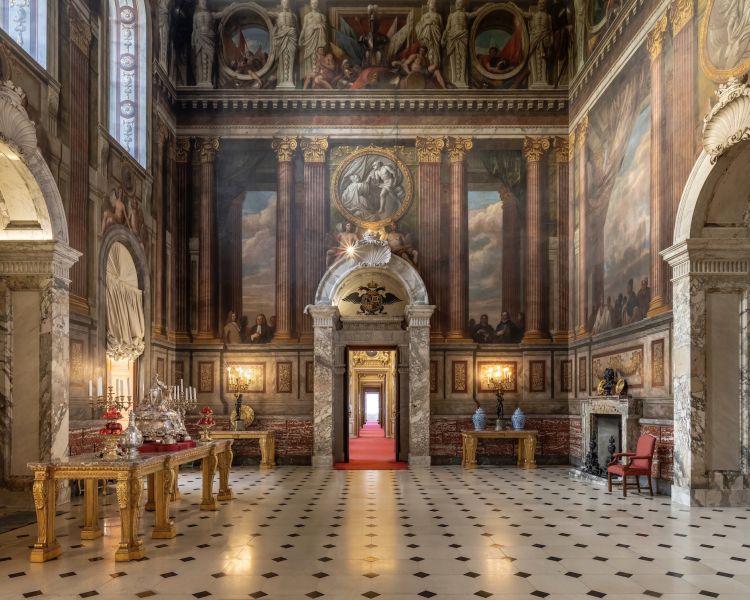 the saloon at blenheim palace