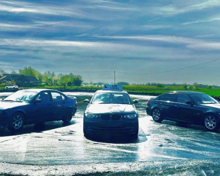 Skid pan driving experience