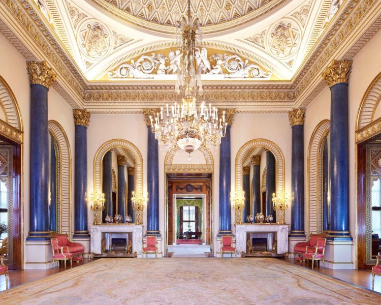 The music room at buckingham palace