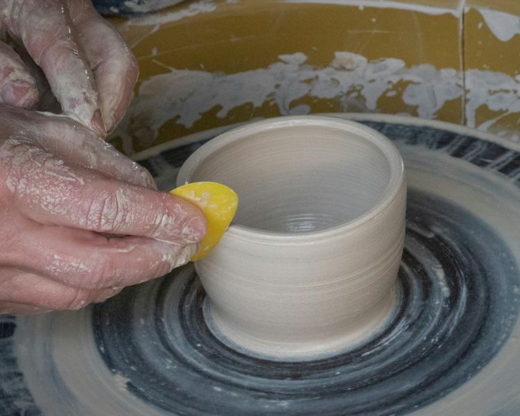 Wheel thrown pottery class