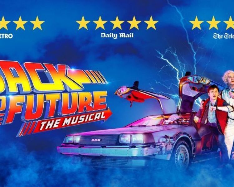Back to the Future theatre banner