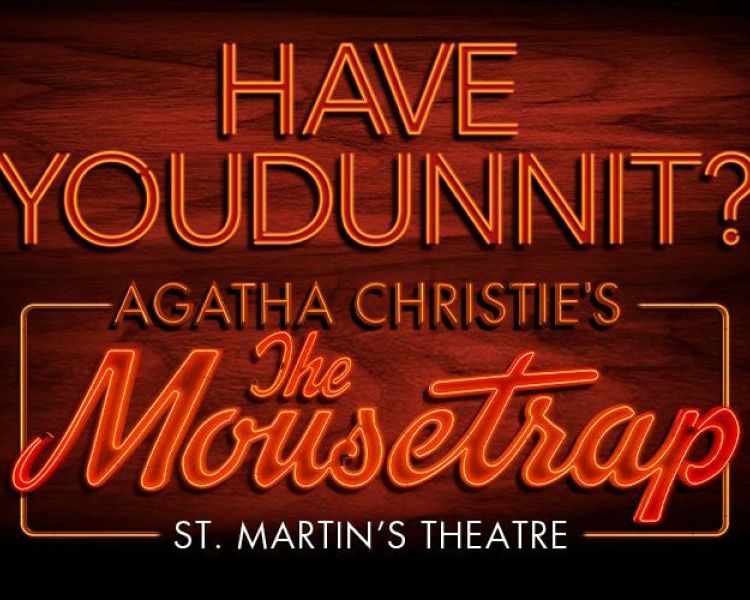 The Mousetrap theatre banner