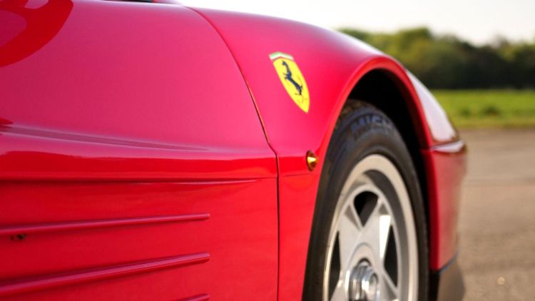 Side of red ferrari