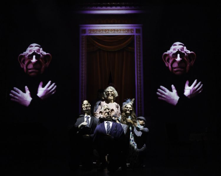 the royal family in idiots assemble: the spitting image musical