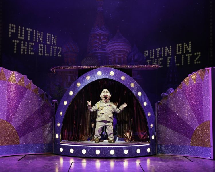 vladimir putin in idiots assemble: the spitting image musical