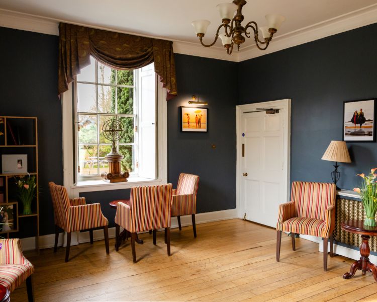 the dining area of a four star shropshire hotel