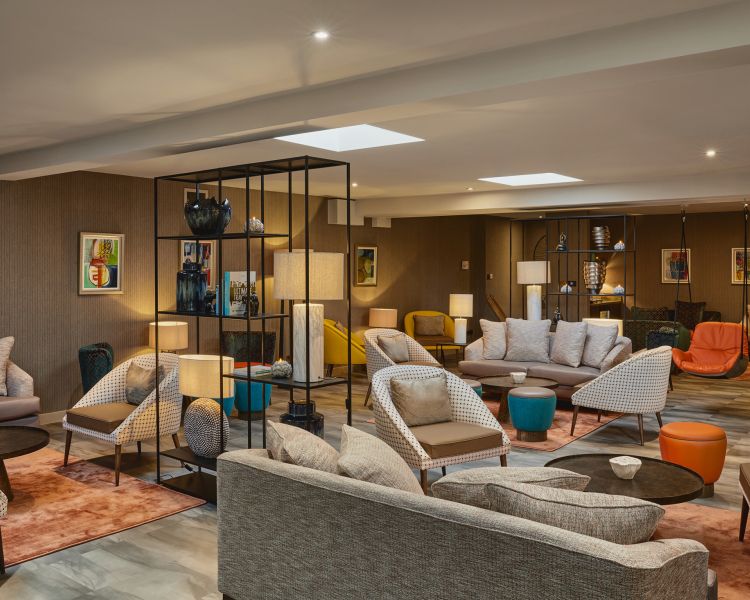 the spa area at a hotel golf and spa resort in suffolk