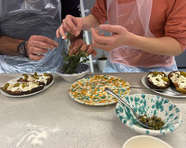 Vegetarian cooking class