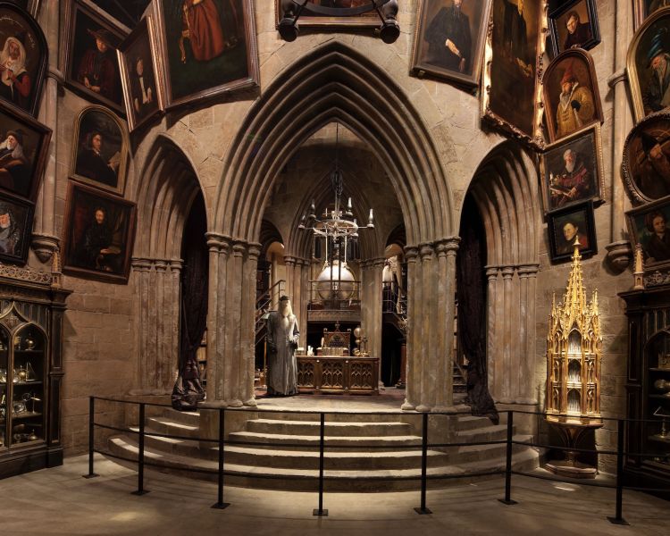Dumbledores office at warner bros studio tour london