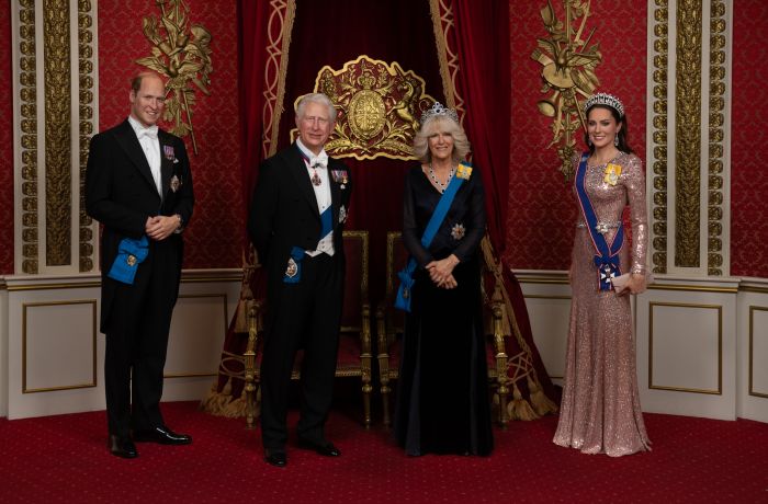 The royal family at madame tussauds london