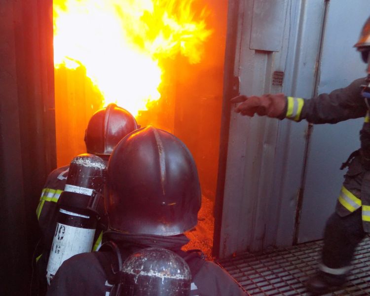 Fighting a blast on fire experience