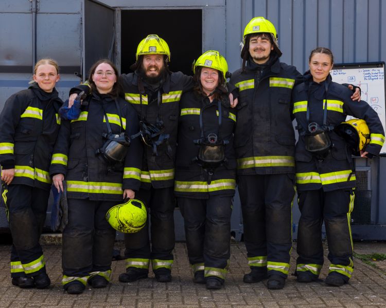 Group of firefighters