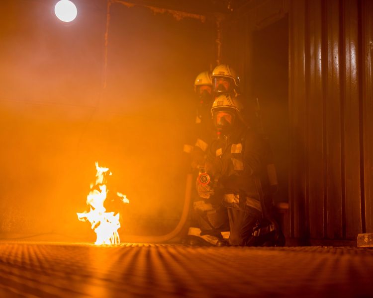 Battling a blaze min