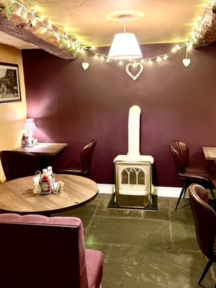 Cosy room in tea room in cheddar gorge