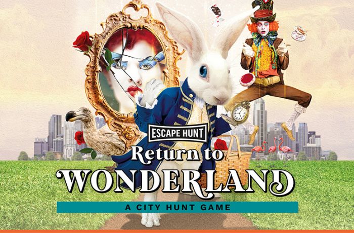 Return to wonderland city hunt experience