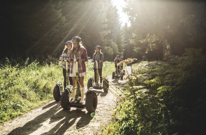 group on forest segway experience in sunshine at go ape