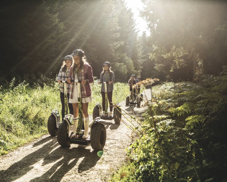 group on forest segway experience in sunshine at go ape