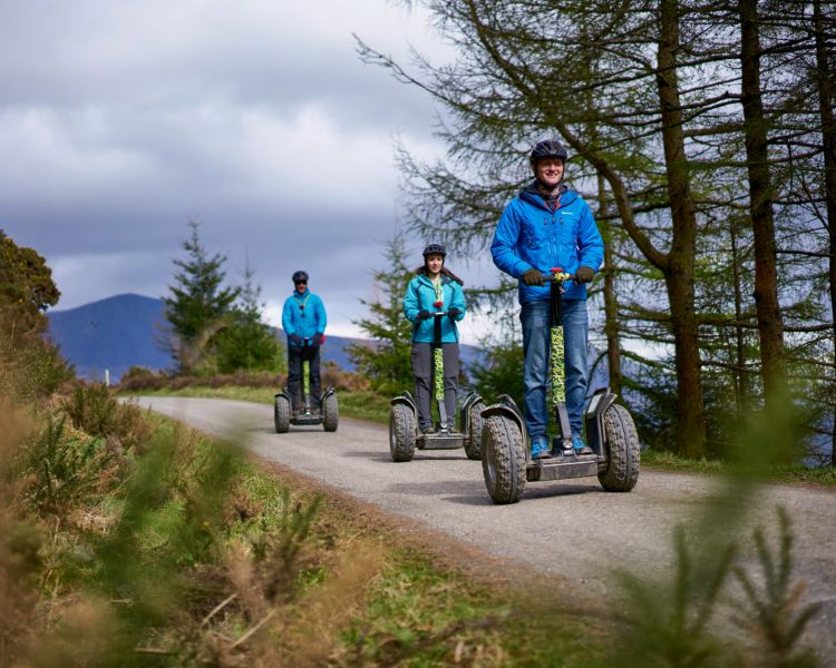 people on forest segway experience at go ape