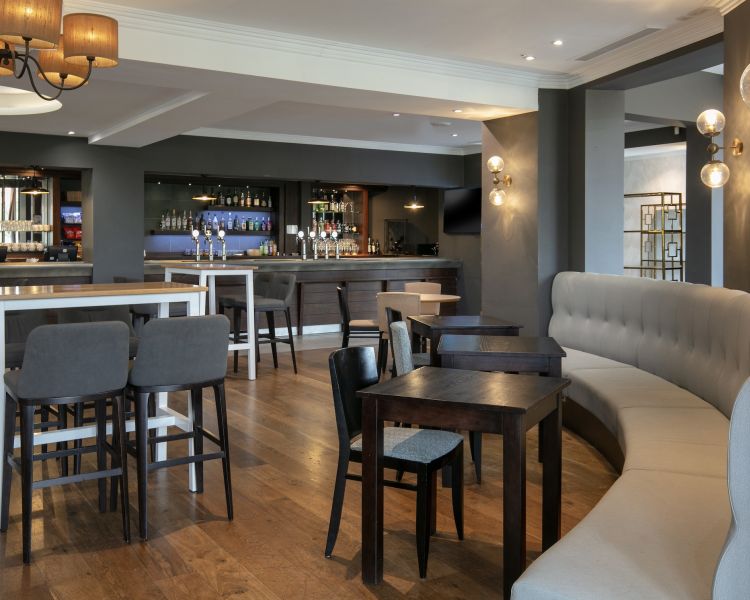 bar area of q hotels belton woods in grantham