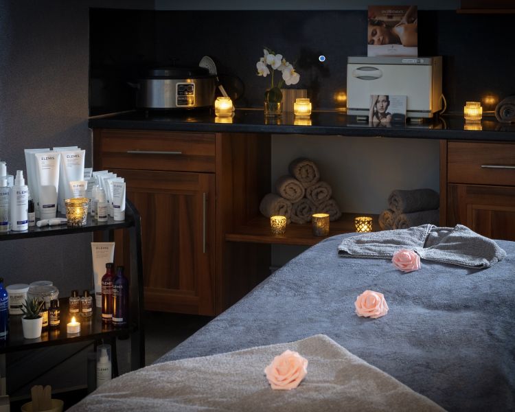 spa treatment room at q hotels slaley hall